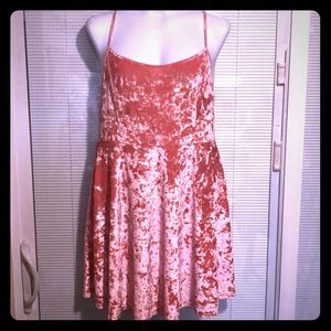 Pink velvet dress 3x